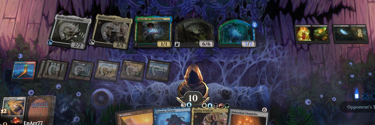 TriggerRiggers's tweet photo. @PlayMTG This is the deck I drafted to celebrate. I knew Marvin had a use! https://t.co/5MrD0LdqPP