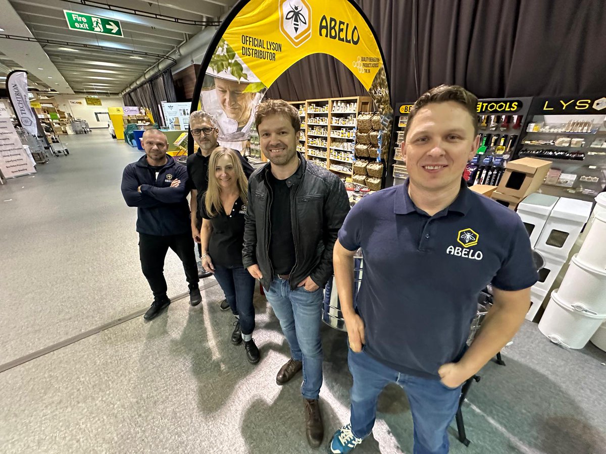AbeloBeekeeping's tweet photo. We are all set up for the National Honey Show and cannot wait to meet customers old and new over the next few days!

If you are coming to the show stop by the stand and say hello 😊

https://t.co/EKXZdHObxq https://t.co/HrI26ujBFj