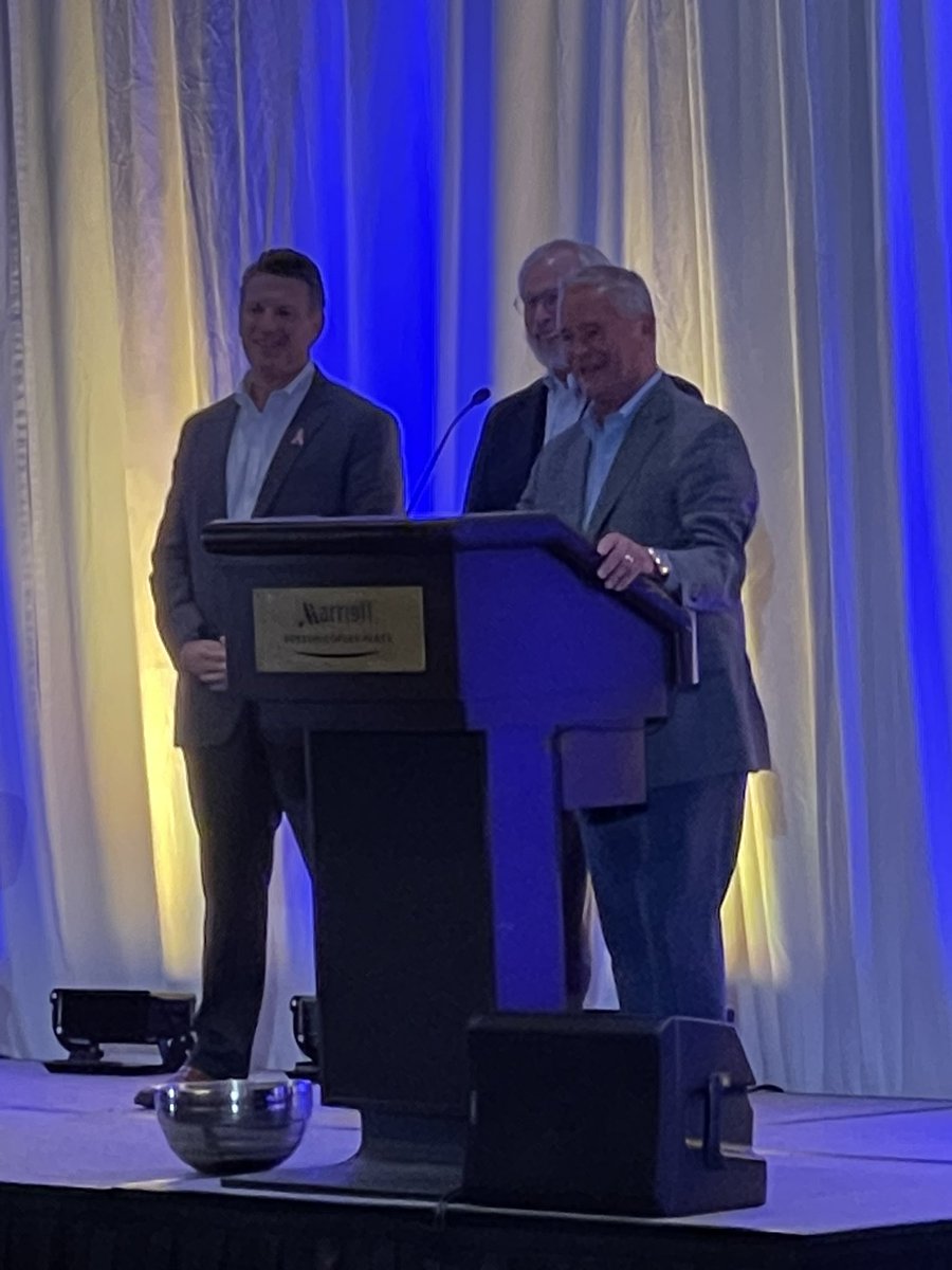 Inaugural Distinguished Partner Award presented to Joel Cavaness, Chair of RPS, at the SIAA semi-annual Business Meeting.