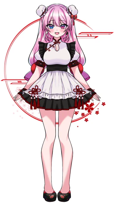 チャイナメイドさんで𝐴𝑛𝑠𝑤𝑒𝑟.新衣装おめでとう #ちすい新衣装予想 