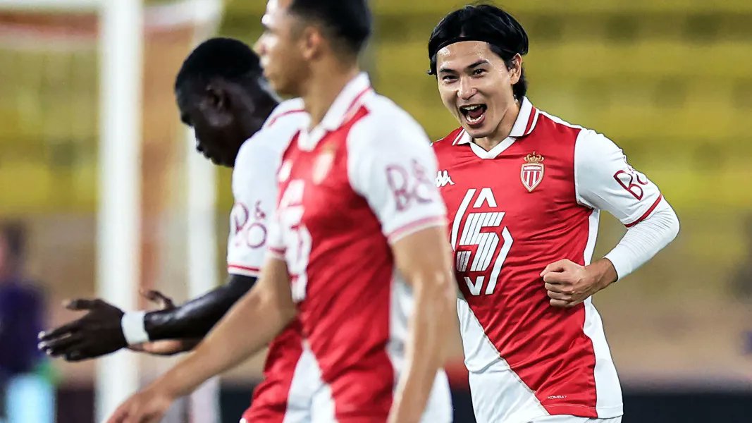 NGReporter's tweet photo. Minamino Shines as Monaco Crush Red Star Belgrade -  https://t.co/Mjc8aQfG0A https://t.co/QytegiaYsl