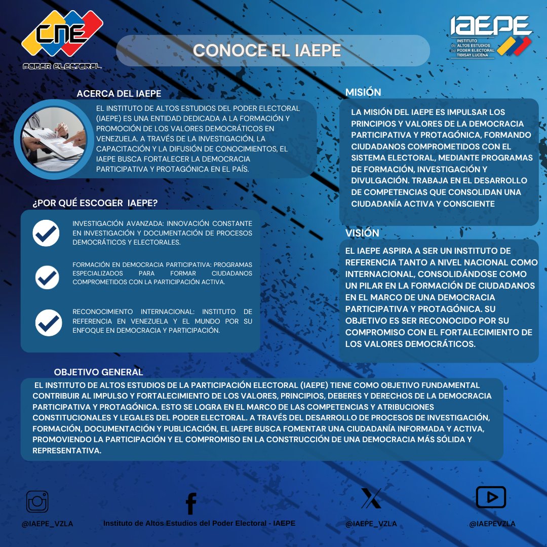 Descubre cómo el IAEPE impulsa la formación ciudadana para fortalecer nuestra democracia participativa. 🇻🇪 #IAEPE #Democracia