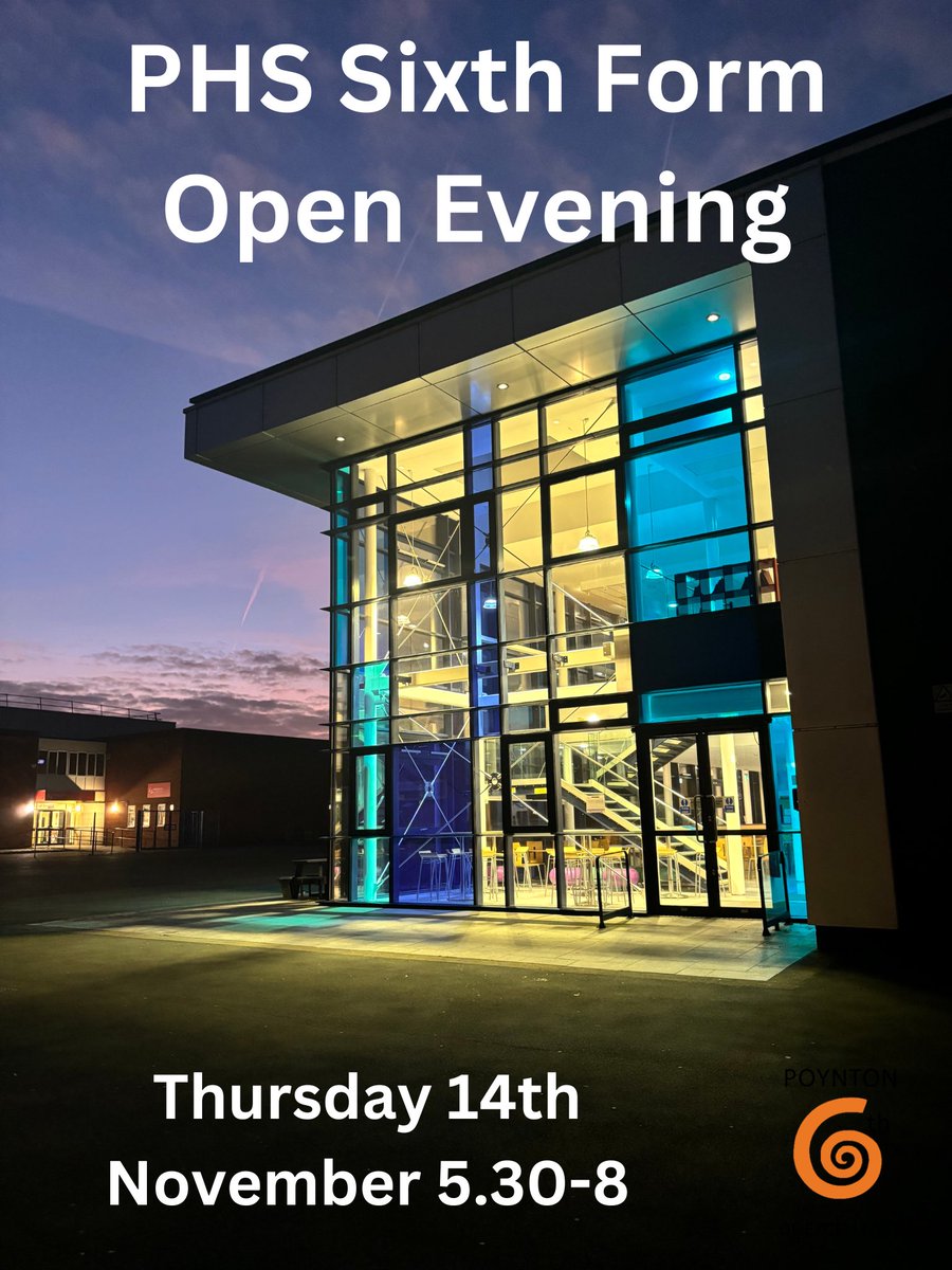 PHS_SixthForm's tweet photo. Don’t forget to save the date of our Open Evening. Thursday 14th November 5.30-8. Come along and meet our students and staff. Hear about our excellent offer for students aspiring for high level outcomes in their next step. #PHSAspire https://t.co/MbyEkZ4DFf