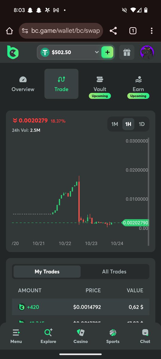 GambleFi tweet media