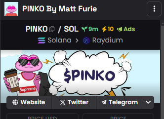 PinkoSolana's tweet photo. ADS LIVE
SMASH THE ROCKET ON DEX

Chart: https://t.co/yCS9OI5GWV https://t.co/kcdg36wABl