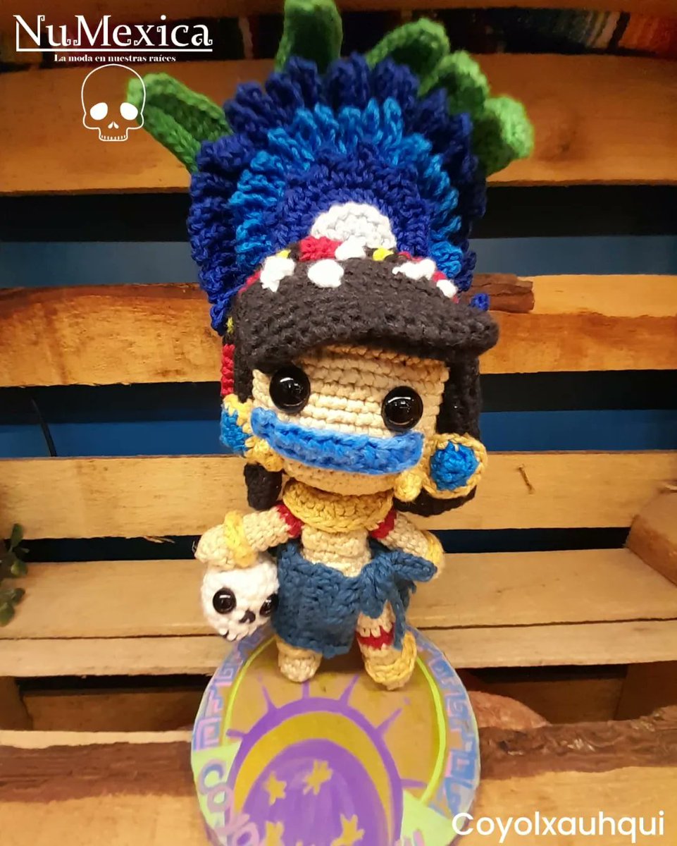 Numexica's tweet photo. Coyolxauhqui de crochet 
Disponible en: 
📌 NuMexica Patio Frida 
📞 WhatsApp 55-48-57-81-35 
🛒https://t.co/NcV5wNPqAU 

#coyolxauhquicrochet #coyolxauhqui #crochet   #numexica  #hechoenmexico #azteca #consumelocal #mexica #diseñomexicano #panteonmexica #numexica https://t.co/6KIFvZOTo8