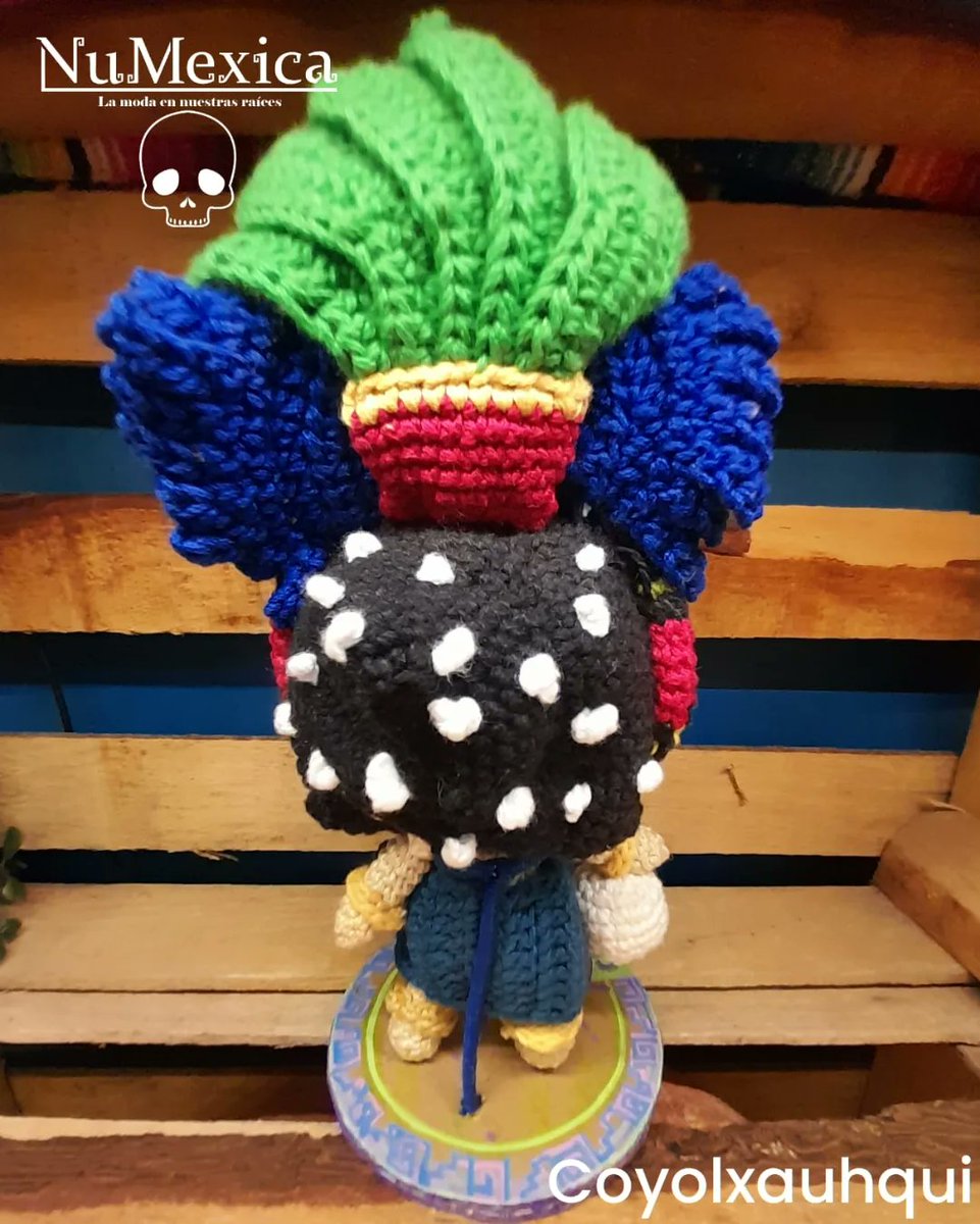 Numexica's tweet photo. Coyolxauhqui de crochet 
Disponible en: 
📌 NuMexica Patio Frida 
📞 WhatsApp 55-48-57-81-35 
🛒https://t.co/NcV5wNPqAU 

#coyolxauhquicrochet #coyolxauhqui #crochet   #numexica  #hechoenmexico #azteca #consumelocal #mexica #diseñomexicano #panteonmexica #numexica https://t.co/6KIFvZOTo8