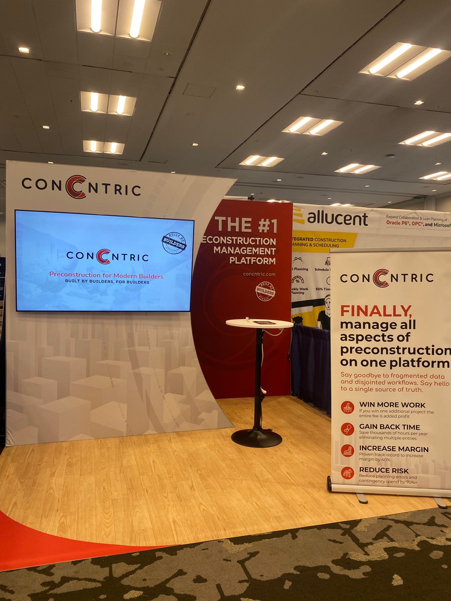 concntric's tweet photo. We’re back at it! This week team ConCntric is at #LCI2024!

Find us at Booth #414 and try out an in-booth group demo! Slots are still available but are filling up fast! https://t.co/JuRCc4AV4u

#leanconstruction #LCIcongress #leanmethods #thepowerofaplatform https://t.co/IsgyZoBt9A