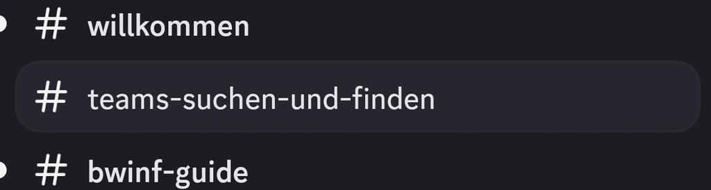 So sieht es dann im Discord aus: