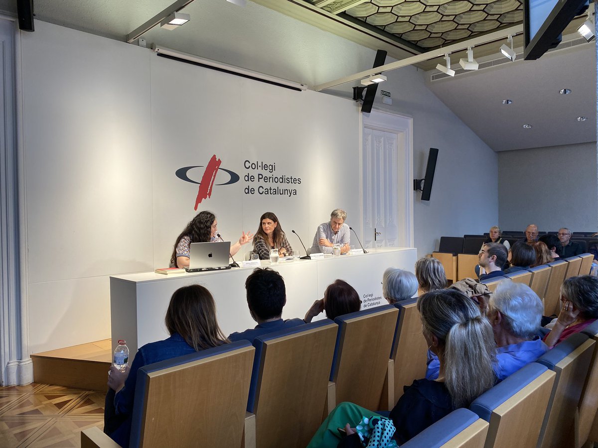 🗣️<a href="/blecumberri/">Beatriz Lecumberri</a> i Eugeni Garcia Gascón ens acompanyen aquesta tarda per explicar-nos com era la vida a #Gaza abans de la guerra, el drama de la fam, la legalització exprés dels assentaments israelians, i el paper del #PeriodismePerLaPau

🙌Gràcies per les vostres reflexions