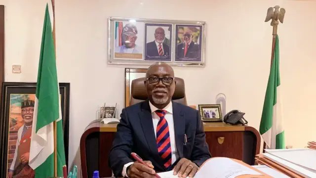 NGReporter's tweet photo. Ondo Election: Governor Aiyedatiwa Declares PDP "Dead" Ahead of November Polls -  https://t.co/QUwOYoXCr9 https://t.co/NJNrQPlcsT