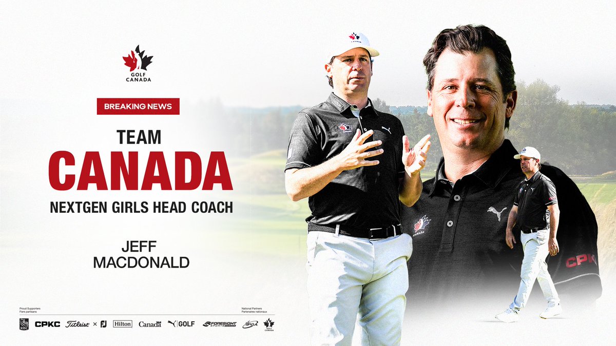 Jeff MacDonald has been promoted to Team Canada – NextGen Girls Head Coach.

Over the past two years, MacDonald has led Team Canada to back-to-back podium finishes at the World Junior Girls Golf Championship, winning in 2023 and finishing as runners-up earlier this month.