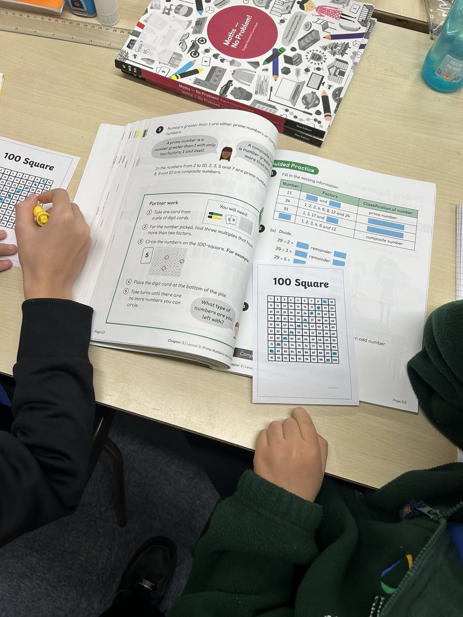 M5BPEF's tweet photo. We have been learning all about prime, composite, square and cube numbers this week in Maths! https://t.co/W43IZ71Znz