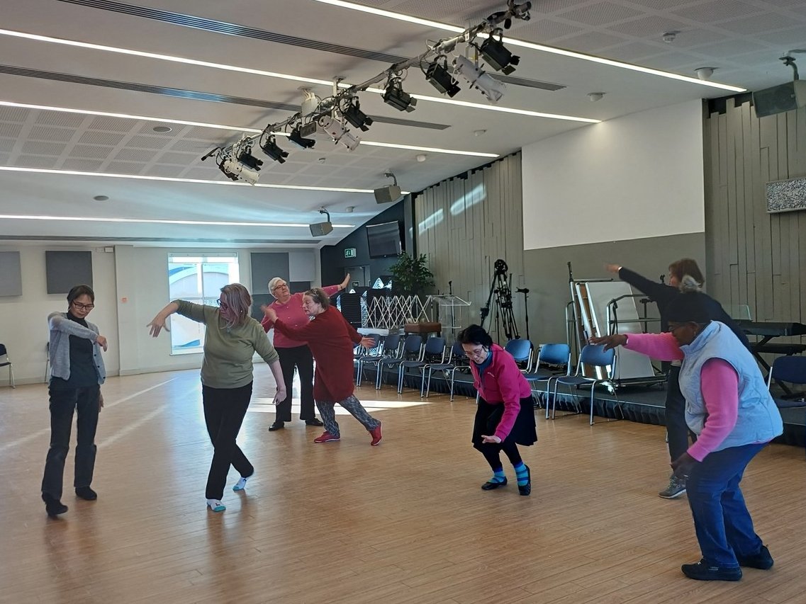 At the beginning of their Dance Re:Ignite journey, the #Watford group reflected on words that inspired them to join the #dancereignite project and started to make those words move. 

Project funders include: 
<a href="/ace_national/">Arts Council England</a> 
<a href="/DacorumBC/">Dacorum Council</a> 
<a href="/EastHerts/">East Herts Council</a> 
<a href="/hertscc/">Hertfordshire County Council</a>