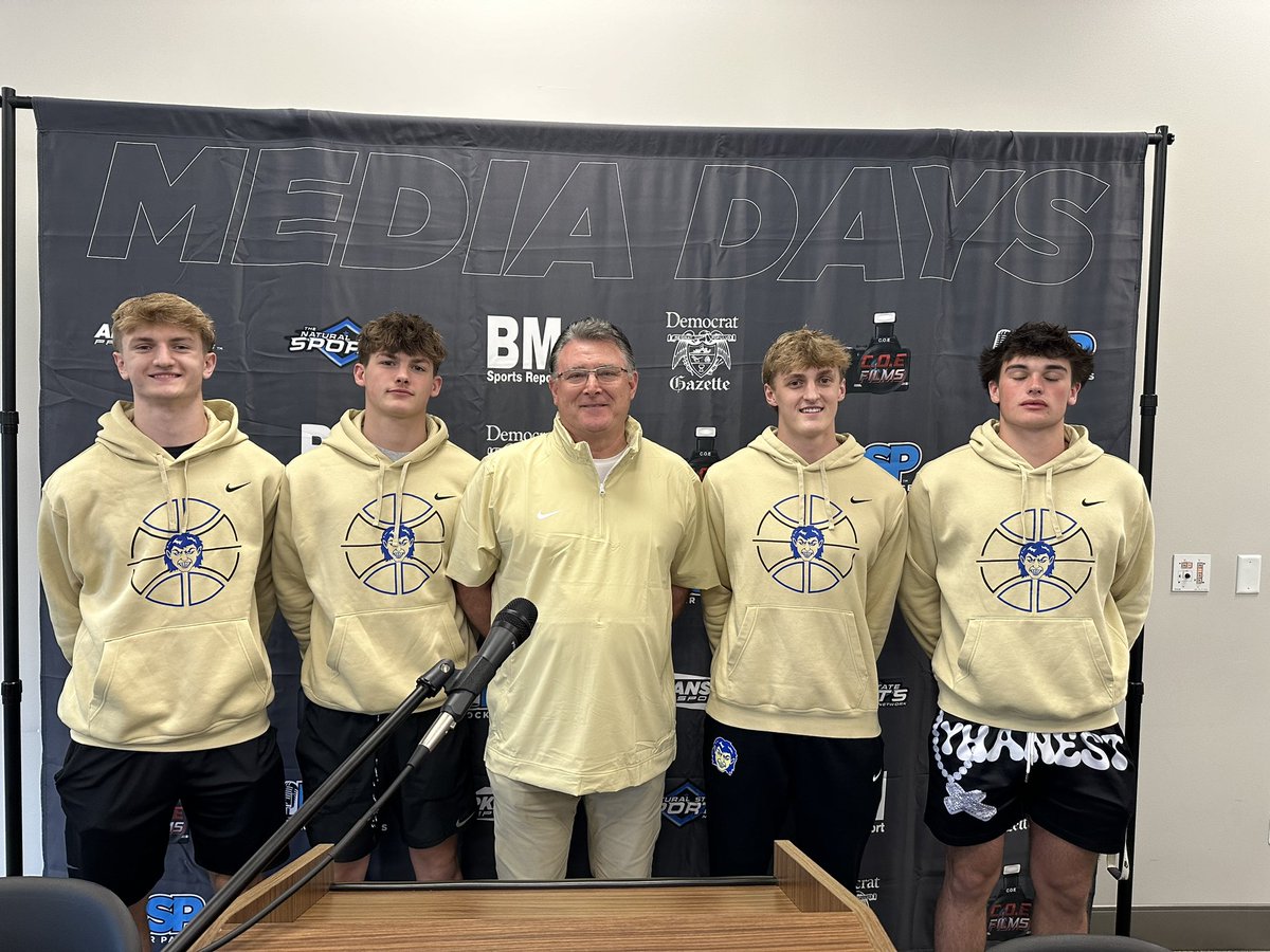 Coach David Stahler and the Harrison Goblins.