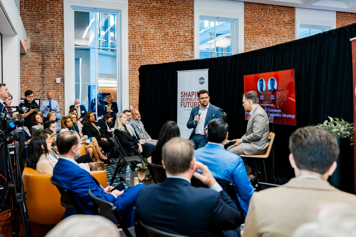 Meridian International Center (@meridianintl) on Twitter photo Recorded live at the 2024 #MeridianSummit, <a href="/StevenOverly/">Steven Overly</a> of @POLITICO Tech sits down with <a href="/pablochavez/">Pablo Chavez</a> to unpack the global race to build the most powerful AI models. Hear how this competition is reshaping tech and geopolitics. Tune in: podcasts.apple.com/us/podcast/wha…
PC: <a href="/mariko_lala/">Mariia Kodola</a> Recorded live at the 2024 #MeridianSummit, <a href="/StevenOverly/">Steven Overly</a> of @POLITICO Tech sits down with <a href="/pablochavez/">Pablo Chavez</a> to unpack the global race to build the most powerful AI models. Hear how this competition is reshaping tech and geopolitics. Tune in: podcasts.apple.com/us/podcast/wha…
PC: <a href="/mariko_lala/">Mariia Kodola</a>