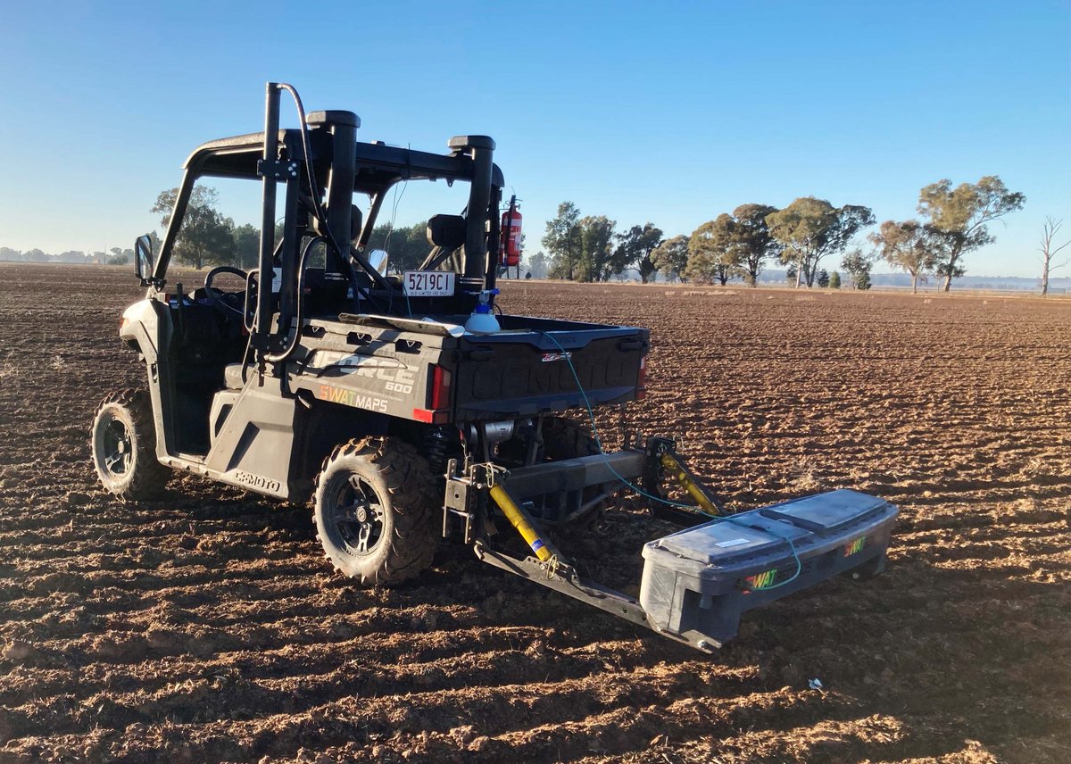 swatmaps's tweet photo. It's often seen mounted to a truck, but the #SWATBOX can be mounted on a wide variety of farm equipment and off-road vehicles!
Once mounted, connected to #SWATRECORDS, and your RTK system is set up, you're ready to map!
Learn about the SWAT BOX π https://t.co/8boSeXMFxV https://t.co/HqLozVJ79R