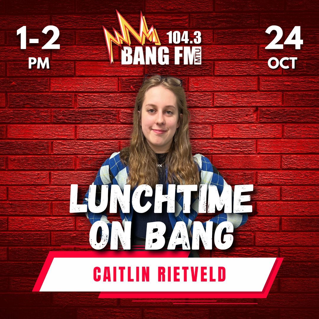 mtubangfm's tweet photo. 🎵CAITLIN AT LUNCH🥙
Join Caitlin tomorrow from 1-2 as she takes over Lunchtime on Bang on 104.3FM
#radio #bangfm #tralee https://t.co/r9WmDGiB0o