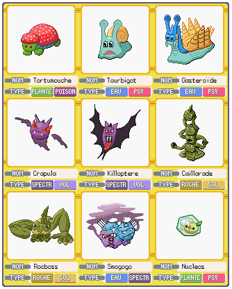 Symbioss1's tweet photo. @PokemonAmbre étant terminé, je me lance dans le Projet Symbioss (nom provisoire), un éventuel nouveau #fangame #Pokemon. Je posterai des news ici. Voici quelques sprites de #fakemon et formes régionales pour commencer. https://t.co/WCYM9bCQZL