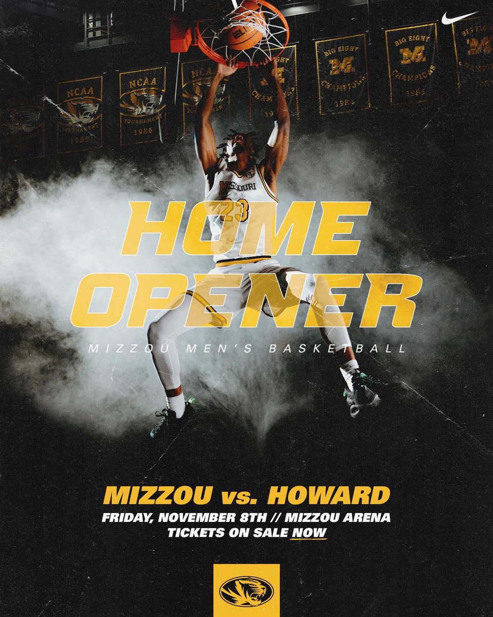 Nothing beats game night at Mizzou Arena. Get your tickets and don’t miss the action! 🏀 #MIZ #ETTB <a href="/MizzouAthletics/">Mizzou Athletics</a> <a href="/MizzouHoops/">Mizzou Hoops</a> 

📆: November 8
⏰: 7 pm
🏟️: Mizzou Arena