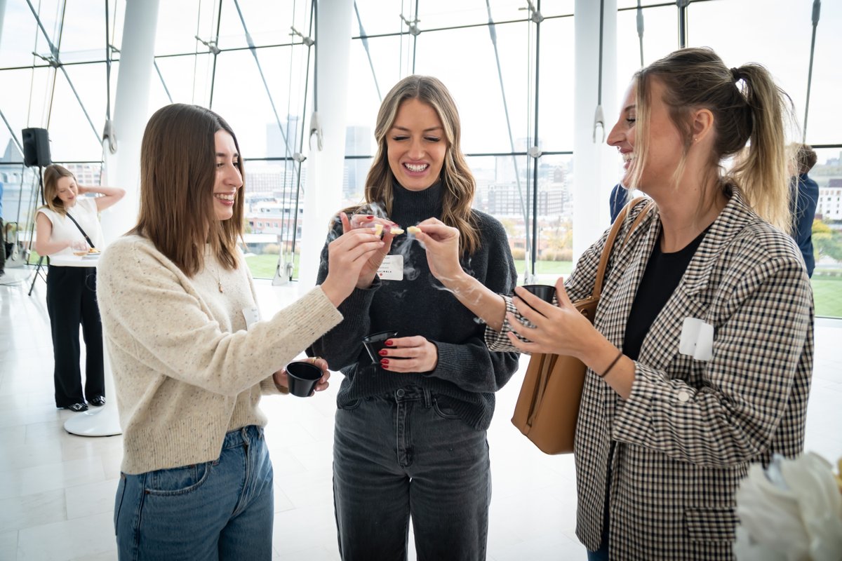 More than 100 people gathered for happy hour with the best view in Kansas City at the Kauffman Center. Attendees from Ensemble member companies enjoyed complimentary food, drinks, live music, tours of both performance halls and professional headshots.

📷 Don Ipock