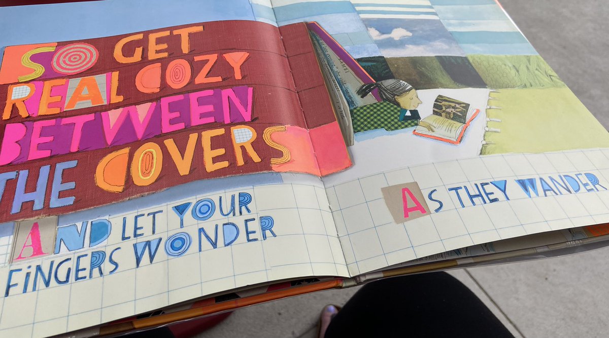 T__Meikle's tweet photo. What #books do you use to fire the desire to #read?
This is #joyful invitation to the wonder of books as #healing and #playful
I would use this at any grade to prompt a conversation on #whyreadingmatters @ncte #literacymatters @StacieOliver100 @Rabia_Khokhar1 @happiestteacher https://t.co/JtBGLbwKOk