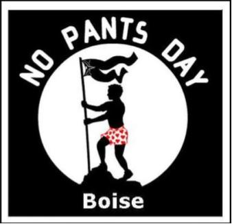 Inspired by Improv Everywhere and the Knighthood of Buh, some members of the Boise Halloween Parade successfully brought No Pants Day to Boise back in '07, with Main Street Bistro keeping it going independently for about a decade thereafter.

<a href="/followers/">はうはう</a>