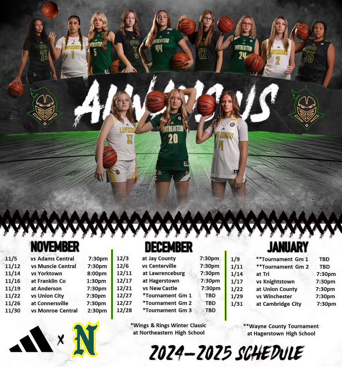 NHS Girls Basketball tweet media