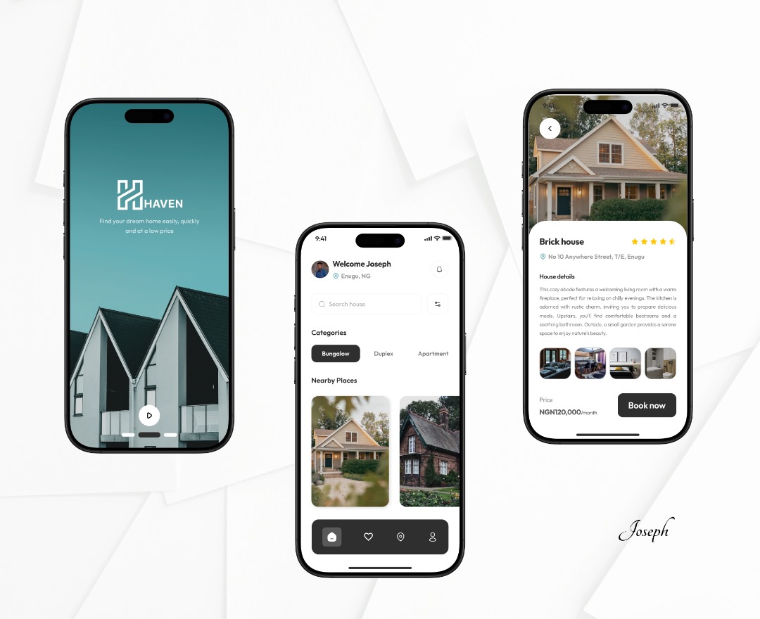 DesignWithJoe's tweet image. Introducing the future of home-hunting! 🏠✨ I've designed a sleek &amp;amp; user-friendly mobile app to make finding your dream home a breeze. From personalized search filters to virtual tours, this app has it all. #RealEstateApp #MobileDesign #UIUX #PropertySearch #HomeBuyer #figma