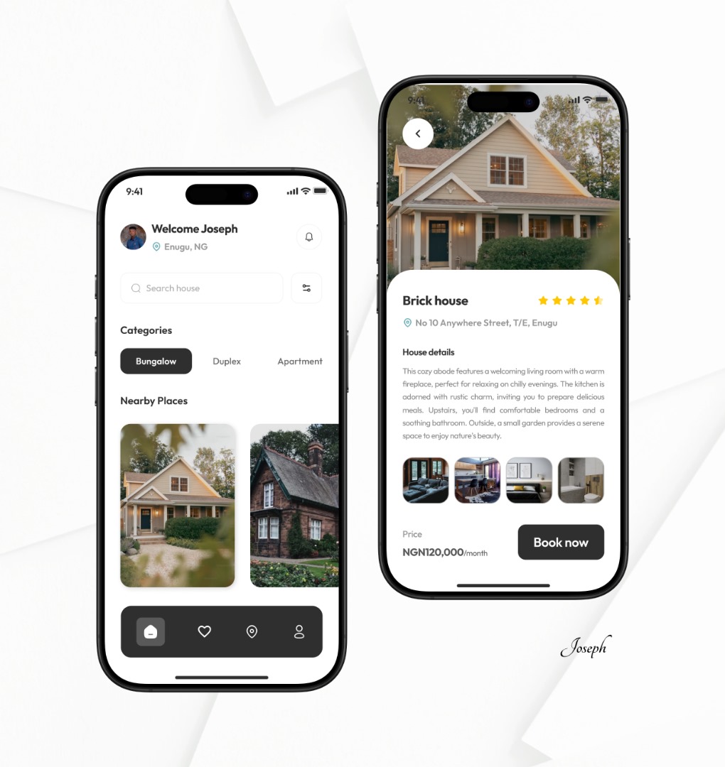 DesignWithJoe's tweet image. Introducing the future of home-hunting! 🏠✨ I've designed a sleek &amp;amp; user-friendly mobile app to make finding your dream home a breeze. From personalized search filters to virtual tours, this app has it all. #RealEstateApp #MobileDesign #UIUX #PropertySearch #HomeBuyer #figma