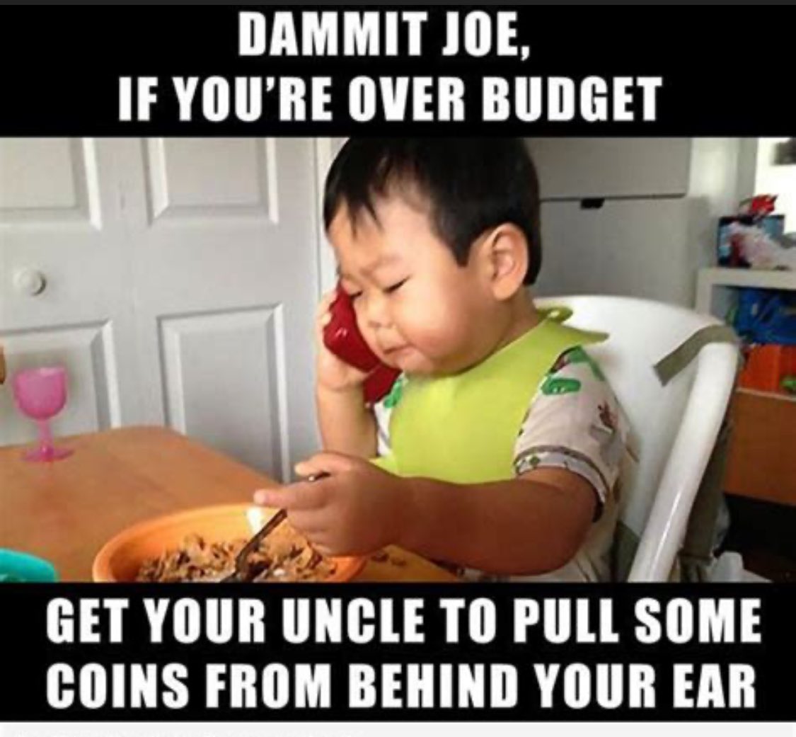 WarDepartment99's tweet photo. @elonmusk It’s called BALANCED BUDGET!  

#JustDoIt https://t.co/GOmcM0ZXel