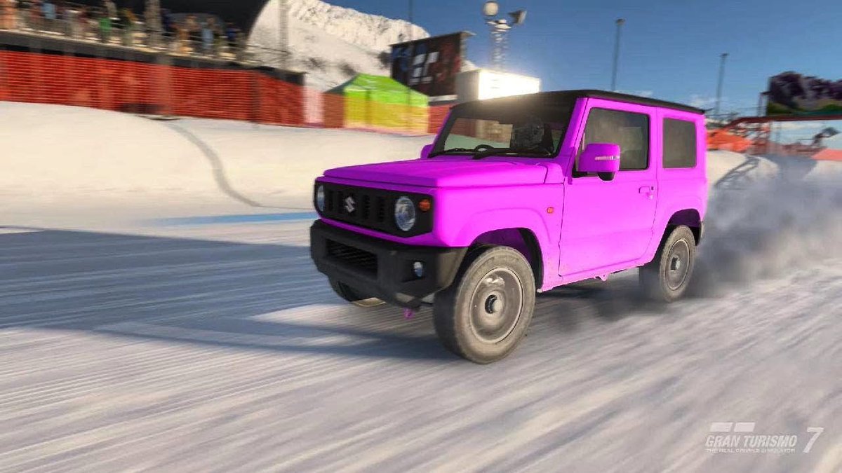 COMWinbigles's tweet photo. Back at it! This is a test race I did in Gran Turismo 7. This Jimmy race in the snow is just way too much fun. Happy to be making some small form content every now and again. #GranTurismo7 #GT7 #PlayStation5 #PS5 #SmallStreamer https://t.co/nqAs9NxKox
