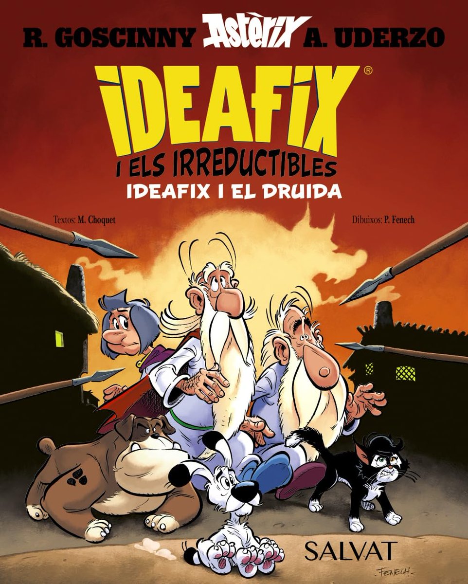 Ja a la venda #Ideafix i els Irreductibles vol. 5: Ideafix i el druida, de Matthieu Choquet i Philippe Fenech, amb traducció de Núria Riera Fernández i publicat per <a href="/Bruixola_ed/">Brúixola Editorial</a> #Salvat #CòmicEnCatalà