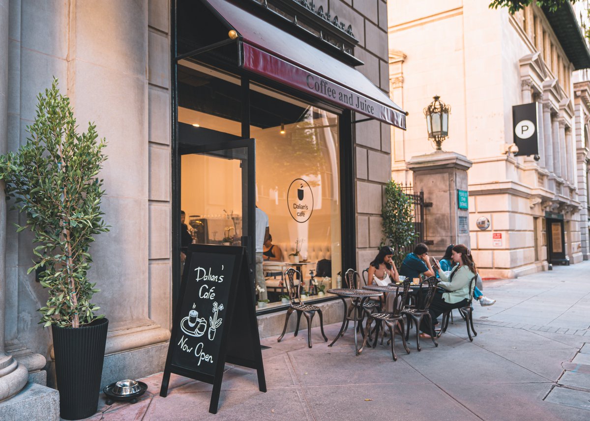 ☕️✨ Step into Dalian’s Cafe and experience the finest coffee in DTLA! 🌆 Whether it’s a classic espresso or a cozy latte, our brews are made to delight. Come for the taste, stay for the vibes! 🥐🍰 #DaliansCafe #DTLACoffee #EuropeanVibes #CoffeeCulture #LAeats