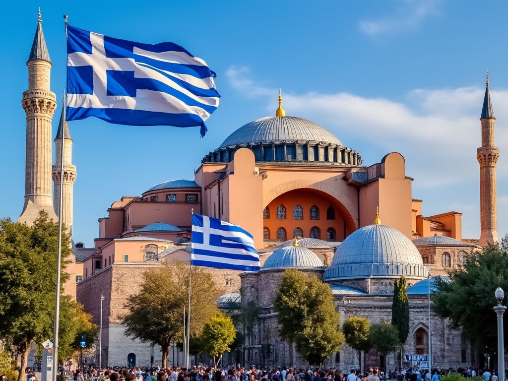 At some point everyday I pray that I’m alive when Constantinople replaces Istanbul and our Agia Sofia rises again as  the Great Church for my brothers &amp; sisters of the world.

Greek Orthodox ☦️ ❤️ 🙏 💪