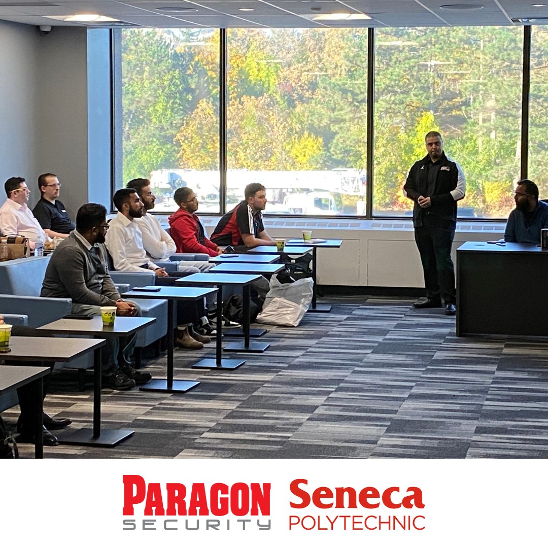ParagonGuard's tweet image. ✨ A Big Thank You to Seneca Polytechnic! ✨
 
We’d like to extend our heartfelt thanks to our dedicated Seneca guards and valued clients who visited the head office for three days of intensive training! 🙌
 
#Paragon #Senecapolytechnic #ParagonSecurity #ClientAppreciation