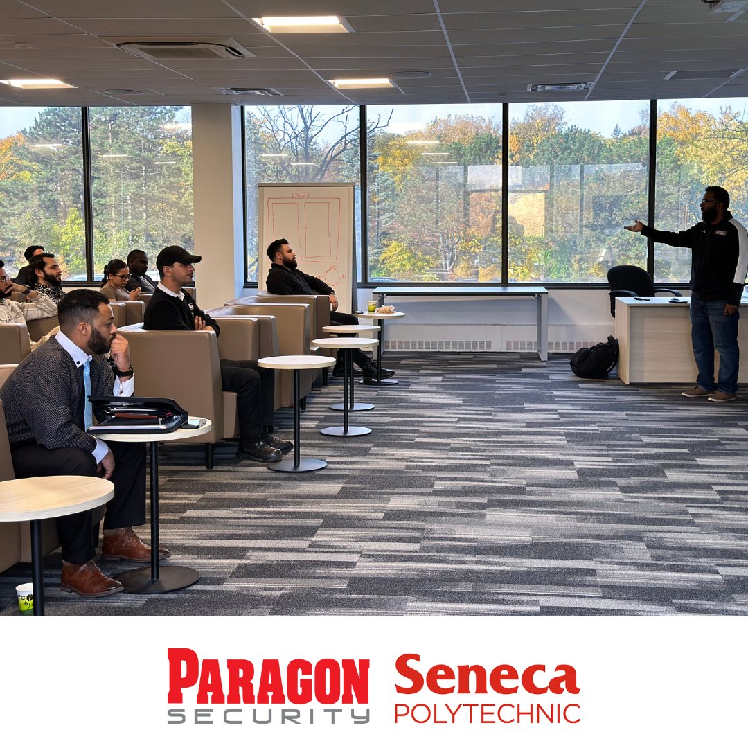 ParagonGuard's tweet image. ✨ A Big Thank You to Seneca Polytechnic! ✨
 
We’d like to extend our heartfelt thanks to our dedicated Seneca guards and valued clients who visited the head office for three days of intensive training! 🙌
 
#Paragon #Senecapolytechnic #ParagonSecurity #ClientAppreciation