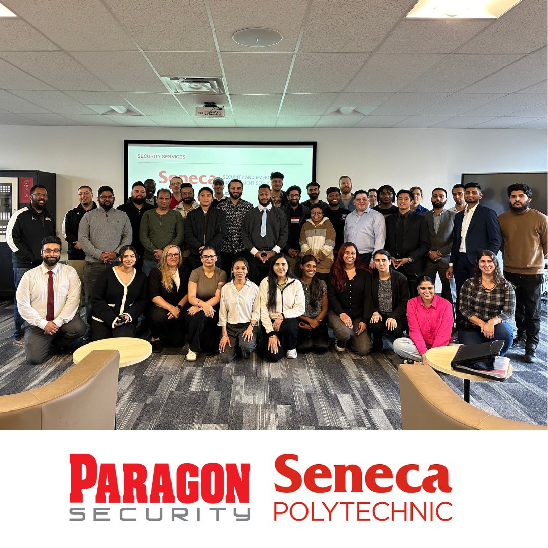ParagonGuard's tweet image. ✨ A Big Thank You to Seneca Polytechnic! ✨
 
We’d like to extend our heartfelt thanks to our dedicated Seneca guards and valued clients who visited the head office for three days of intensive training! 🙌
 
#Paragon #Senecapolytechnic #ParagonSecurity #ClientAppreciation
