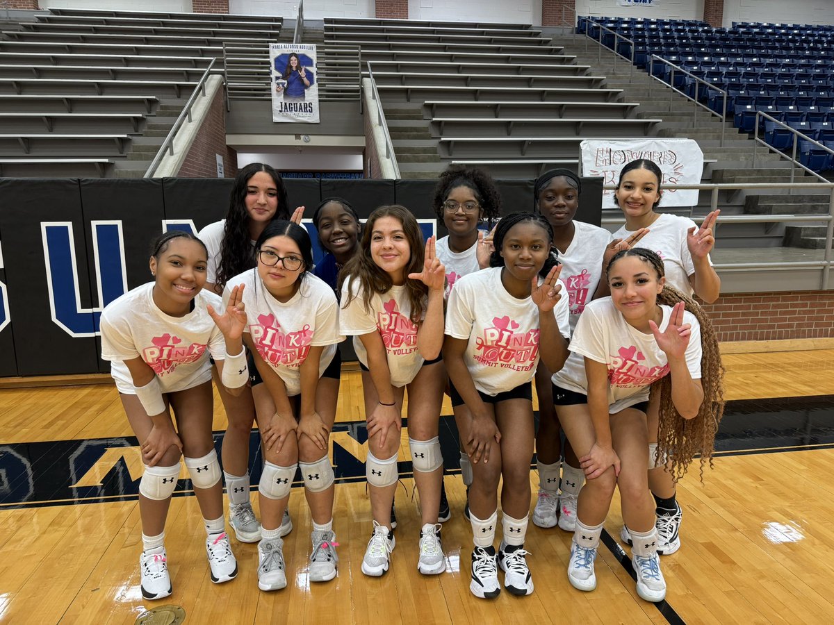 Congrats to our JV team for beating Timberview in TWO sets last night! We are so proud of you girls!