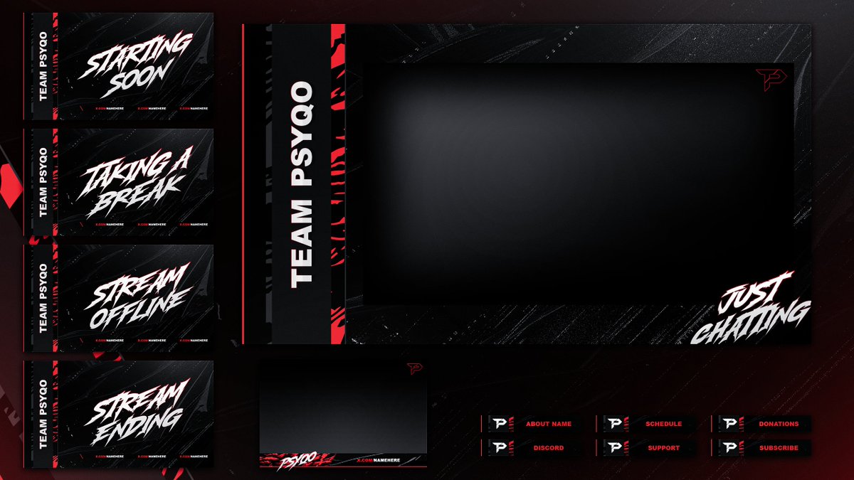 Stream Kit for <a href="/OfficialPsyQo/">PsyQo</a>! We are gonna be killing #BlackOps6 this year, and pushing a new streaming initiative, we needed some bad ass #stream assets to kick things up - This is an editable template for players!

HD: postimg.cc/K1DMMH7t