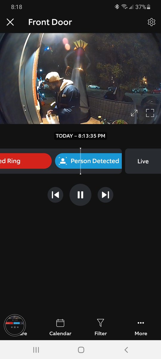 Airange1's tweet photo. @siriusxmhits1 not anymore on adult trick or treating. Real machete under his arm and he was alone when be came to my door. https://t.co/uwlihSwsbd