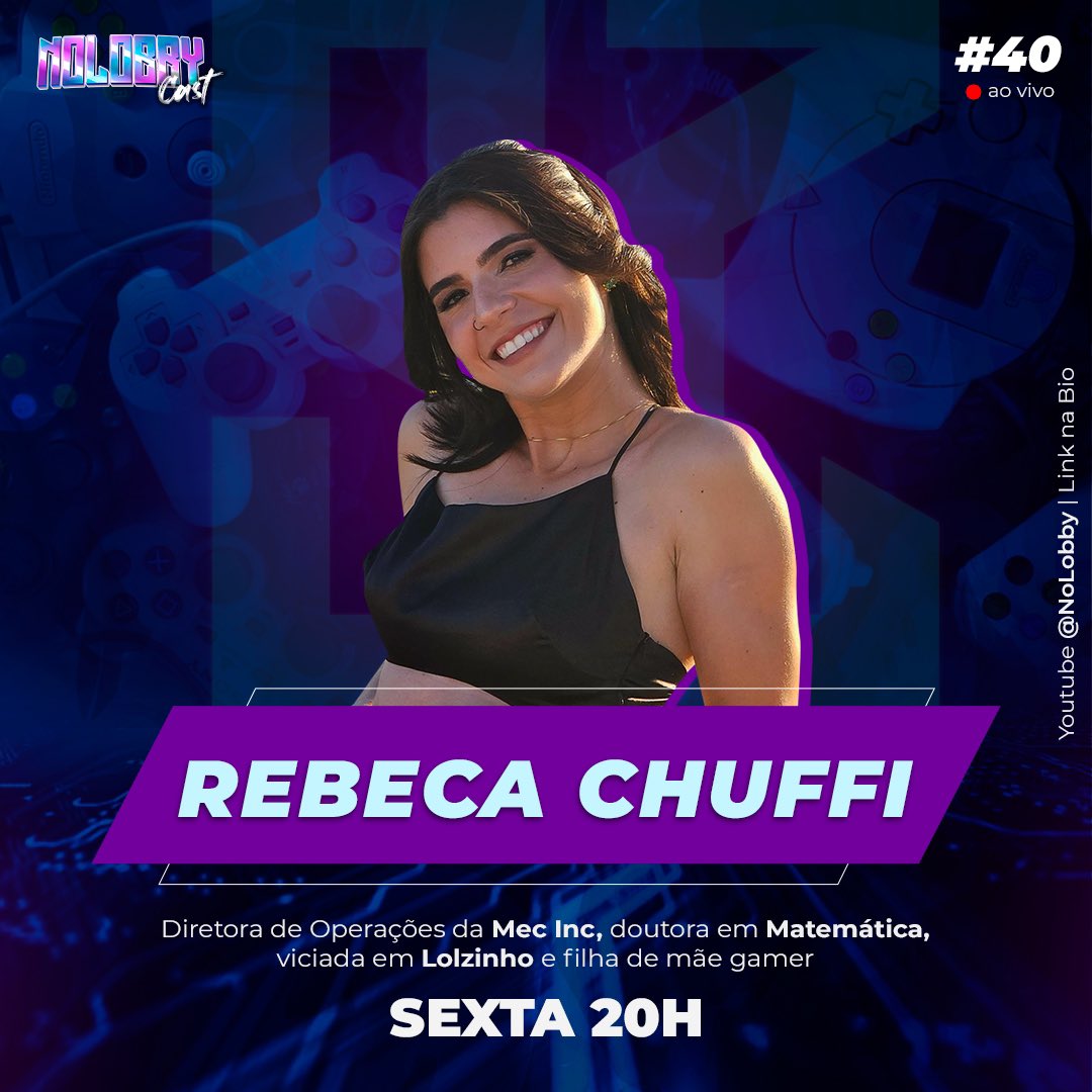 Rebeca é cria de mãe gamer e leva a paixão pra vida: trabalha na <a href="/mecinc/">Mec Inc.</a> e é ✨lolzeira✨ (isso mesmo que vocês leram 🙃)!

🔴 AO VIVO, sexta às 20h no nosso canal do YT

#games #gamer #videogames #podcast #nolobby