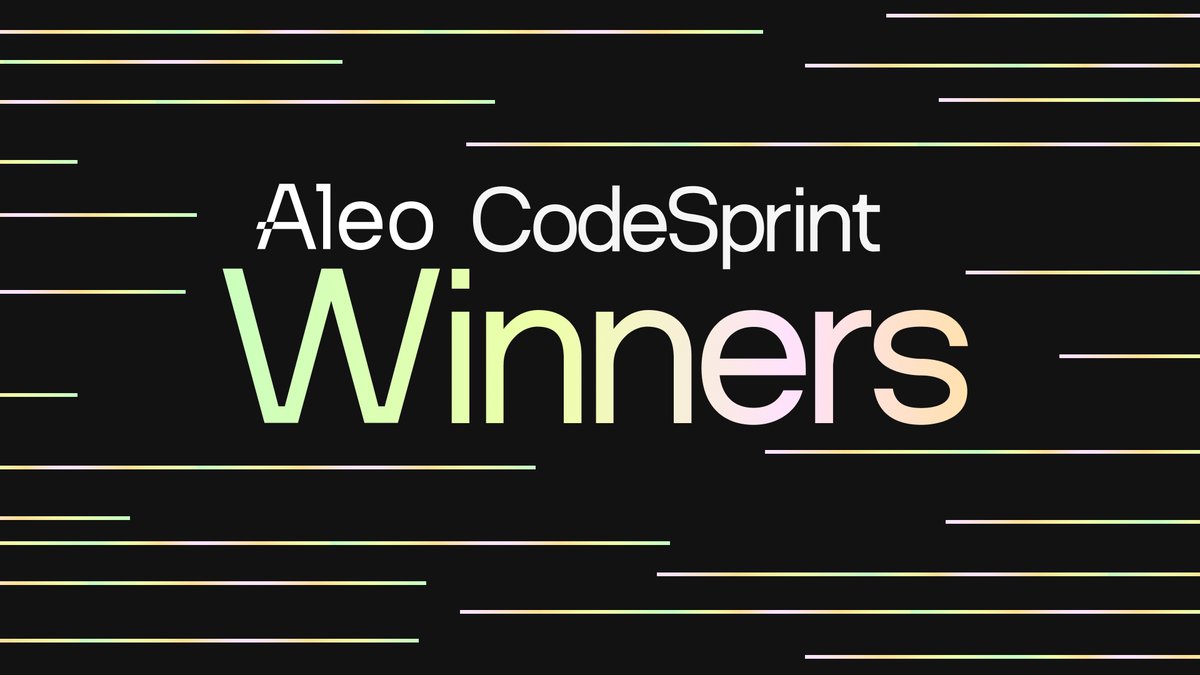 AleoHQ's tweet image. Meet the winners of CodeSprint 2024: @zsociety_io, @AlphaSwap_dex, AleoX, and ZSupply!

🧵↓
