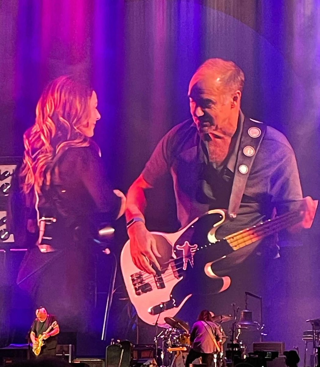 GilmourTour's tweet photo. Today’s featured #DavidGilmour #LuckAndStrangeTour Band member is the fantastic #Bass player and General for our Commander and Chief @guypratt , #GuyPratt has been working with David since the @pinkfloyd AMLOR tour starting in 1987. He has also worked with @NMSOSOfficial #GaryMoore #RoxyMusic @Madonna #MichaelJackson and more. He is a host on the excellent podcast @rockonteurs and wrote a great book about his experiences called My Bass and Other Animals. Learn more about Guy & the band: https://t.co/GSosCR3h98