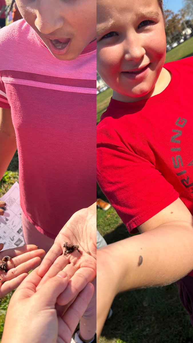 For #TakeMeOutsideDay, we went on a scavenger hunt to find producers, consumers, decomposers, and more! Lots of creepy crawlers 🤪 #Proud2BNHPGCP