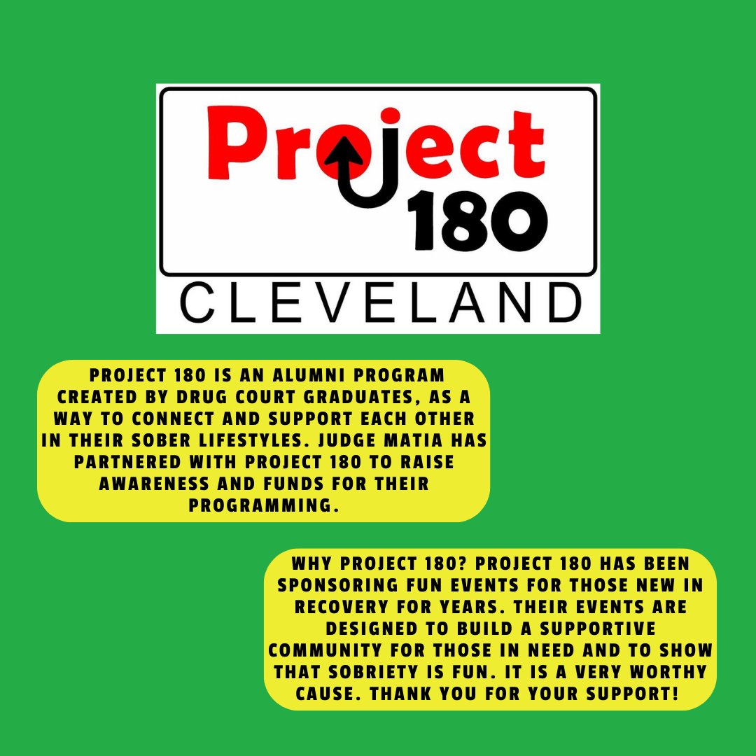 Friday is Judge Matia's Break the Cycle benefit ride in partnership with Project 180!

To donate to Project 180 head to: 
recres.org/get-involved/d… 

Select "I would like my gift designated to a specific fund" then check the box and choose Project 180 as your designated fund.