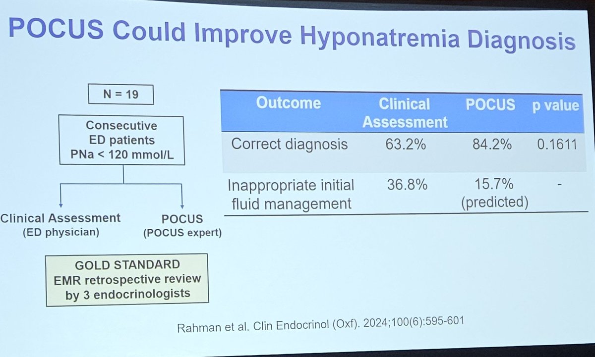 lluncornefro's tweet photo. Disnatremias por @NephroMD
✔️Pocus🩺🎥 podría mejorar el abordaje Dx
✔️SSH 3% 💊es seguro por vía periférica
✔️El SDO es un dx CLÍNICO 🩺😎
✔️Estrategia proactiva (SSH3%+desmopresina)💊📌
#KidneyWk #Precourse #CriticalCareNephrology https://t.co/aq8wvoMLPb