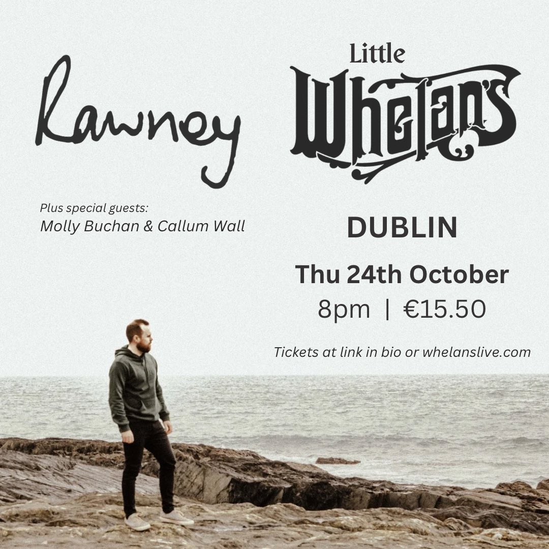 One more sleep! Very exited for my gig in <a href="/whelanslive/">Whelan's</a> tomorrow night 😁 Doors 8pm. Still some tickets available here: whelanslive.com/event/rawney/. See you tomorrow! #gig #livemusic #livemusicdublin #dublin #dublingigs #indie #altrock #originalmusic #whelans