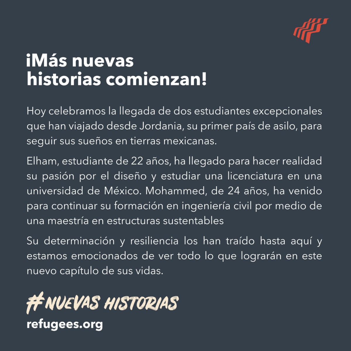¡Damos la bienvenida a los nuevos estudiantes de Proyecto Habesha a México! 🌍✈️ Con su llegada, reafirmamos nuestro compromiso de apoyar el acceso a la educación para jóvenes refugiados. ¡Juntos construimos nuevas historias! 🤍