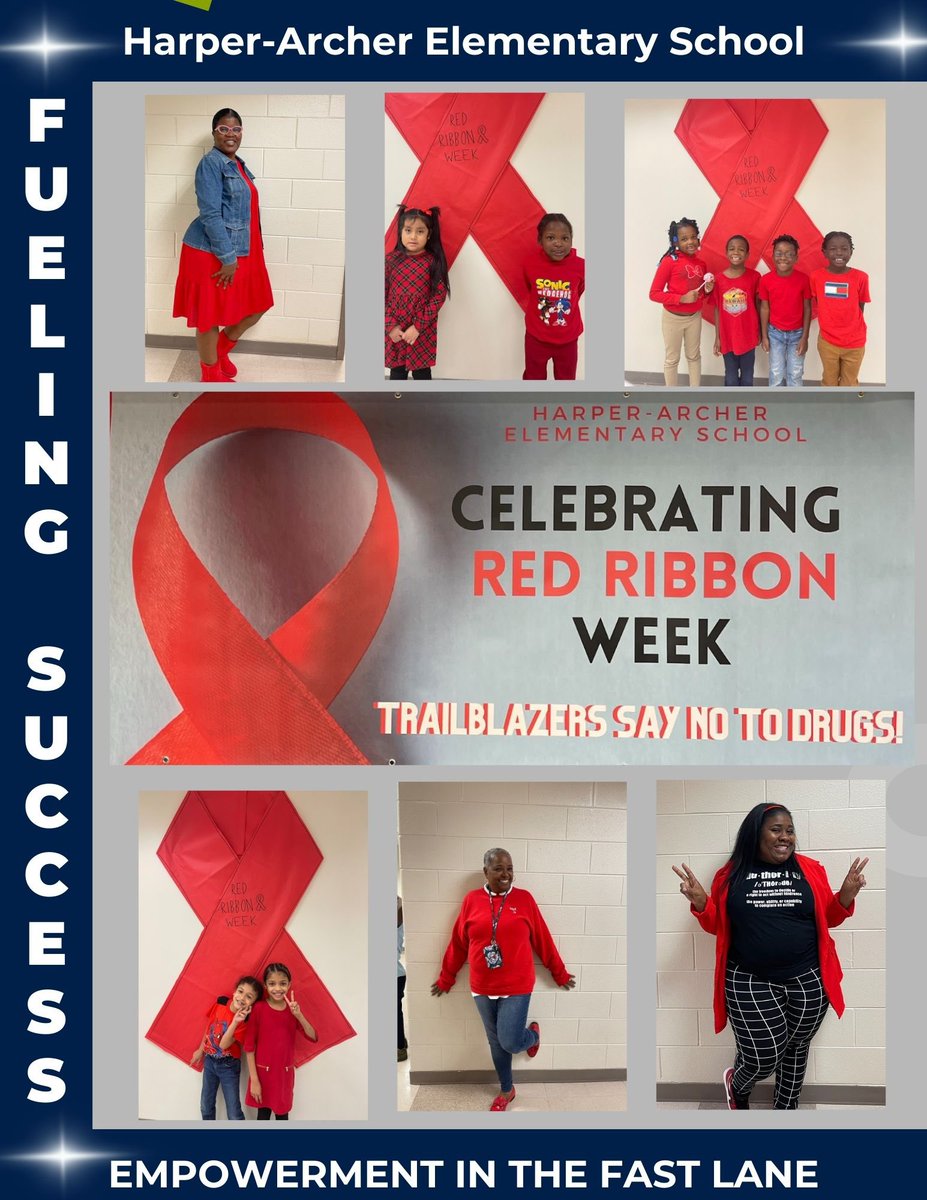Harper-Archer Elementary School (@apshaes) on Twitter photo We had an amazing kickoff to #RedRibbonWeek! 🎉 Our students and staff are committed to living drug-free and making healthy choices. Let’s keep the momentum going all week long! #DrugFreeLooksLikeMe
#FuelingSuccess #Empowerment <a href="/CrystalJanuary/">Crystal January</a> <a href="/WeemsLiteracy/">A. Weems</a> <a href="/GravesHAESAP/">Matthew Graves</a> We had an amazing kickoff to #RedRibbonWeek! 🎉 Our students and staff are committed to living drug-free and making healthy choices. Let’s keep the momentum going all week long! #DrugFreeLooksLikeMe
#FuelingSuccess #Empowerment <a href="/CrystalJanuary/">Crystal January</a> <a href="/WeemsLiteracy/">A. Weems</a> <a href="/GravesHAESAP/">Matthew Graves</a>
